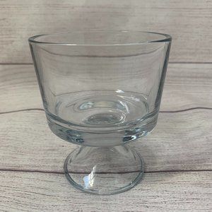 Small Glass Dessert Parfait Dish with Pedestal Base Individual Serving 4…
